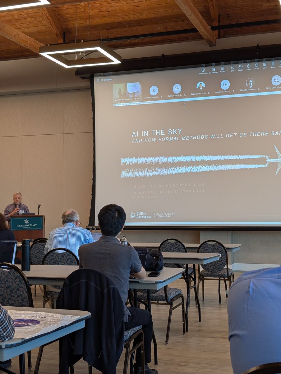 proidiot's tweet image. Had a great week at NASA Formal Methods, already looking forward to next year!