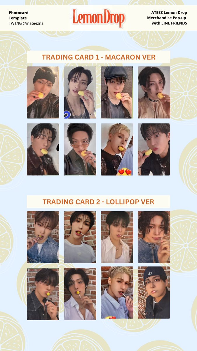 ATEEZ GOLDEN HOUR : Part.3 POP-UP Lemon Drop Merch with LINE