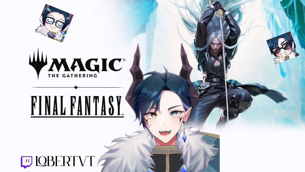 This man starts streaming again and forgets to post about it? tsk tsk! Go show him some love as he opens MTGxFF cards 💙💚💙💚

twitch.tv/lobertvt