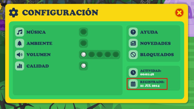 Ya se puede ver la fecha de creacion de tu cuenta!