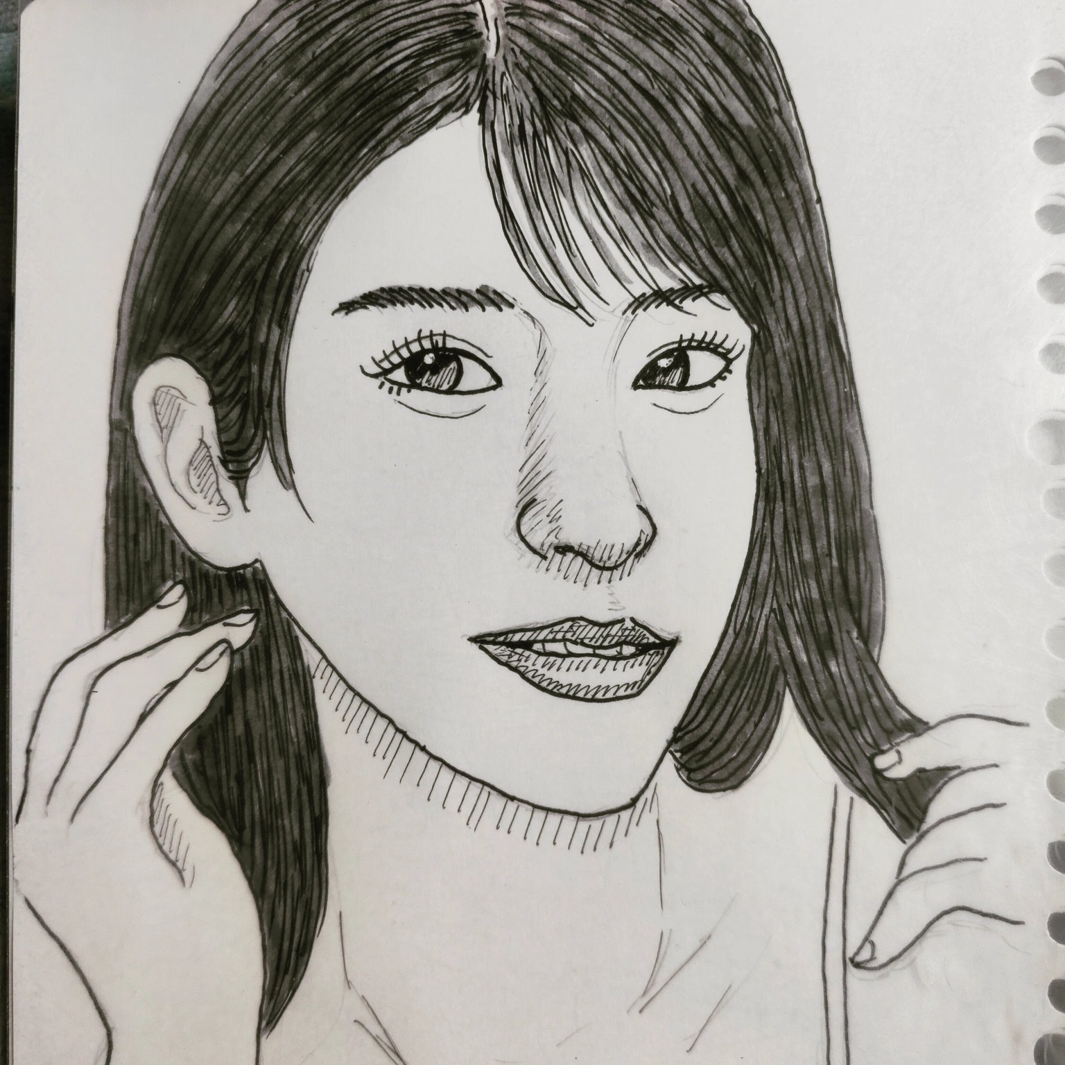 作者不詳 ペン画