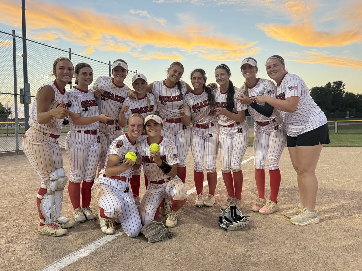 NE Quakes Gold - 16U Brown (@nequakesgold15) on Twitter photo That’s a 7-3 bounce back win! Woot woot! Back at it tomorrow at 10. Shout out to <a href="/KaitlynnONeil/">Kaitlynn O’Neil</a> and <a href="/tmacholan_06/">Taytum Macholan</a> for the 💣! That’s a 7-3 bounce back win! Woot woot! Back at it tomorrow at 10. Shout out to <a href="/KaitlynnONeil/">Kaitlynn O’Neil</a> and <a href="/tmacholan_06/">Taytum Macholan</a> for the 💣!