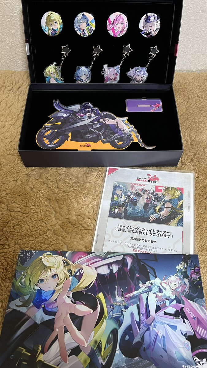 チェイシング・カレイドライダー のキャンペーンで当たった公式グッズ