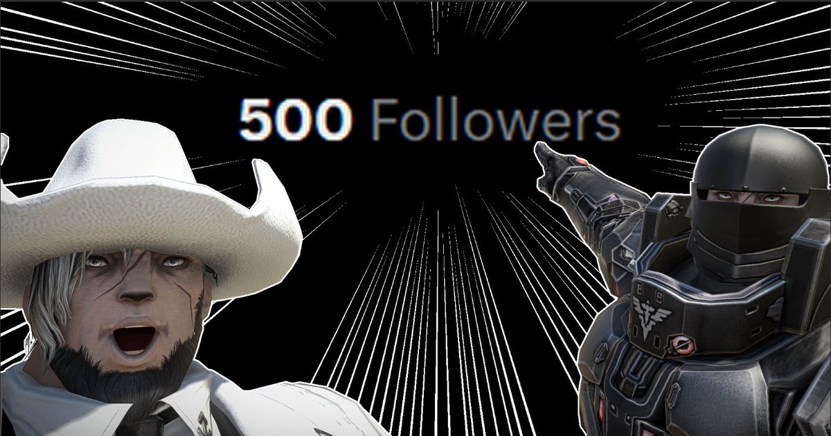 THANK YOU SO MUCH FOR 500 FOLLOWERS, EVERYONE
