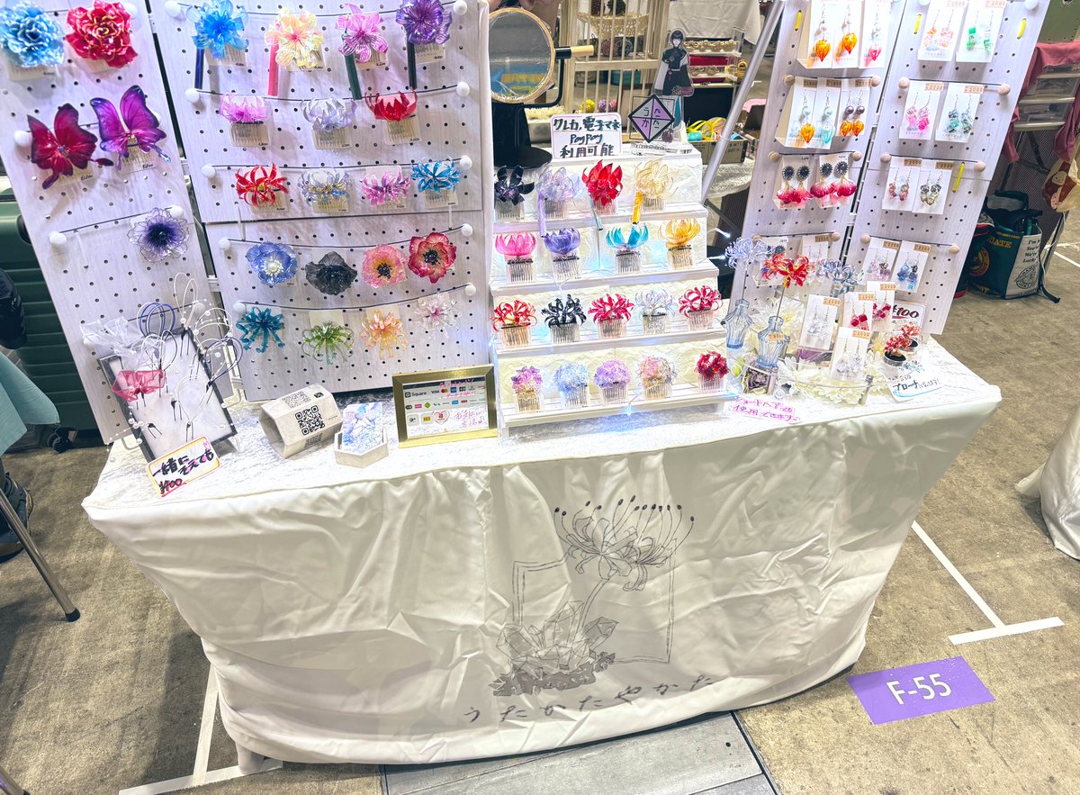 Utakata_Yakata's tweet photo. 【ヨコハマハンドメイドマルシェ】

◇うたかたやかた
◇6/14（土）のみ参加
◇F-55

間も無く開始ですね☺️
キラッキラのブースでお待ちしております｡ﾟ+.( °∀°)ﾟ+.ﾟ

#ヨコハマハンドメイドマルシェ2025 
#うたかたやかた https://t.co/1G3TGCNdM6