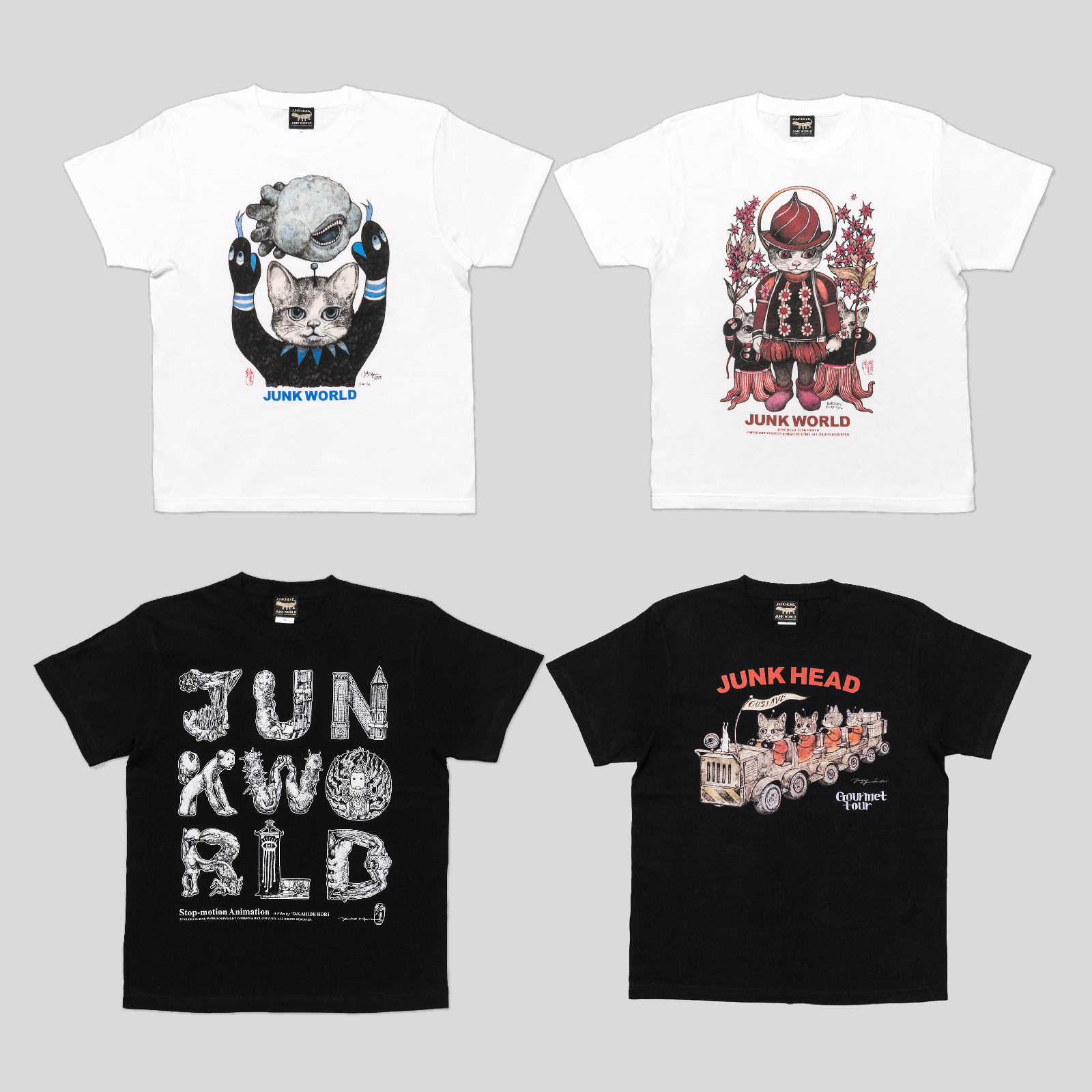ボリス雑貨店 ヒグチユウコ Tシャツ 深まる JUNK WORLD Smile