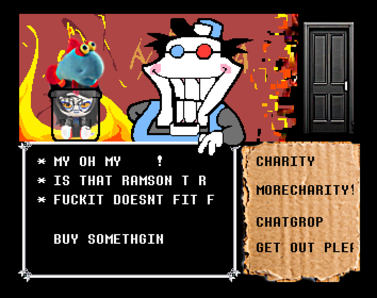 gustusgloop's tweet photo. ... that's one ugly son of a bitch.
#deltarune #EVILrune #utdr https://t.co/t1NOX4cWZH