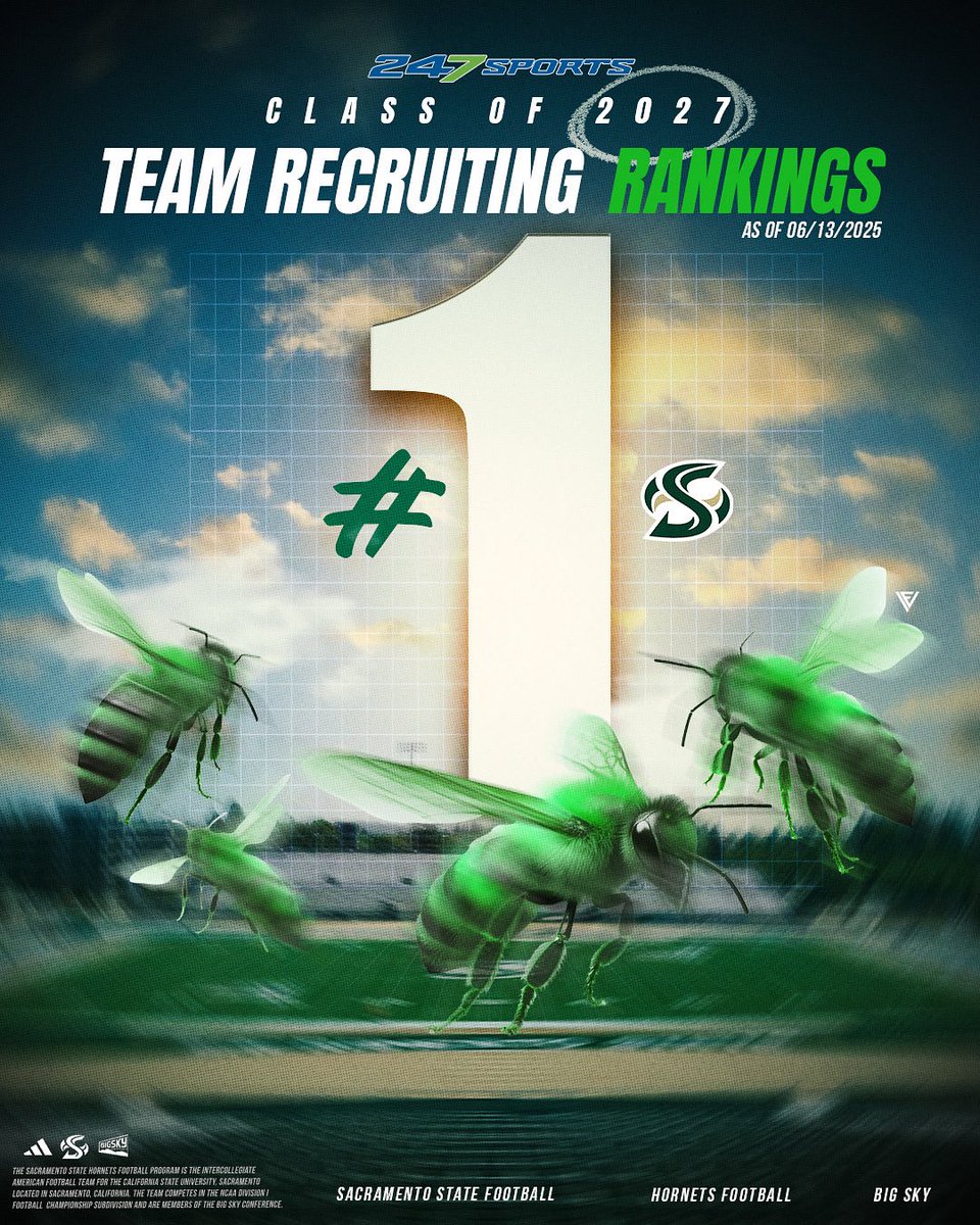 Coach KIKI - EV4Graphics (@ev4graphics) on Twitter photo #1 Recruiting Class - 2027
<a href="/SacHornetsFB/">Sac State Football</a> <a href="/BrennanMarion4/">Coach Marion</a>
Win with us or watch us win 🐝
#GoGoSacramento #gogorecruiting
#stingersup #ev4 #1 Recruiting Class - 2027
<a href="/SacHornetsFB/">Sac State Football</a> <a href="/BrennanMarion4/">Coach Marion</a>
Win with us or watch us win 🐝
#GoGoSacramento #gogorecruiting
#stingersup #ev4