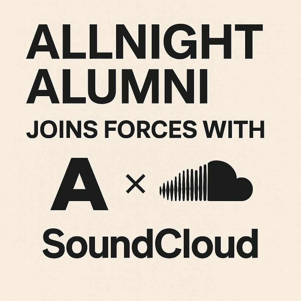 🚀 Allnight Alumni x SoundCloud = EXCLUSIVE CONTENT ALERT! 🚀  
🎶 Dive into fresh beats &amp; unreleased tracks—only on <a href="/SoundCloud/">SoundCloud</a>.  
🔒 Members-only drops. Sneak peeks. Behind-the-scenes vibes.  
💬 Don’t miss out—hit that follow &amp; stay tuned!  
on.soundcloud.com/u5x6ESNx9DDnNJ…