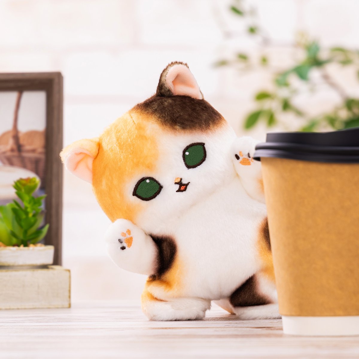 🐱好評販売中🐱／ #mofusand 『ひょっこり！立ちますにゃんぬいぐるみ