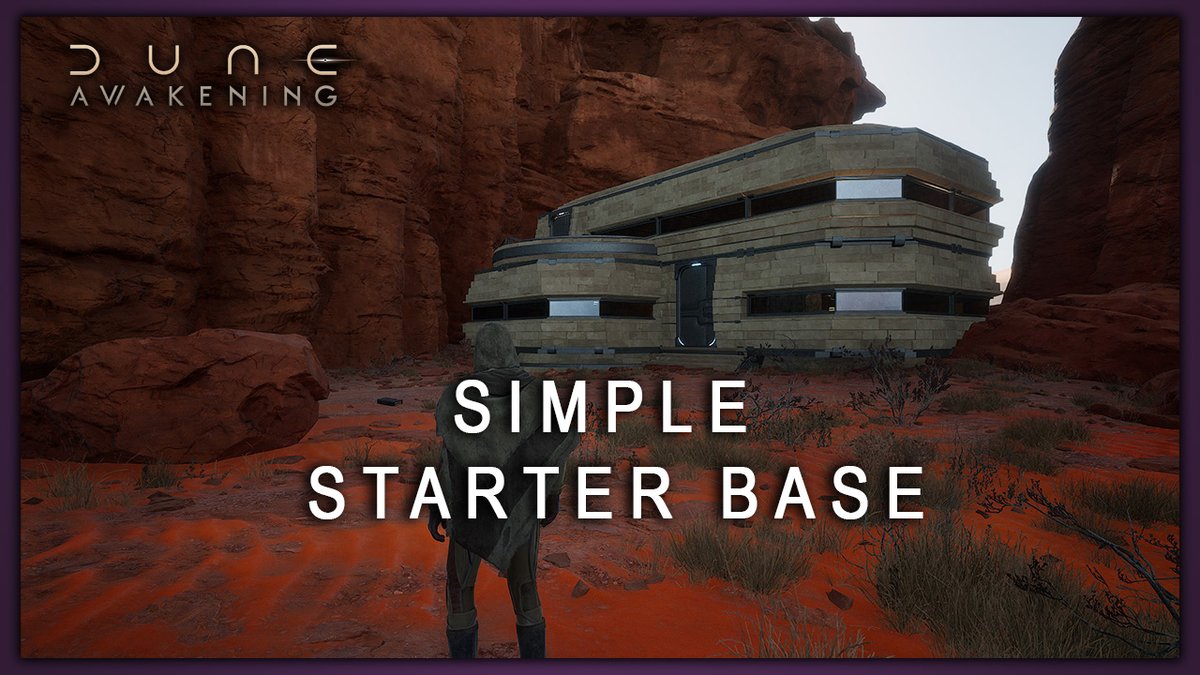 CreativeBuild11's tweet image. HOW TO BUILD A SIMPLE STARTER BASE
@DuneAwakening
#DuneAwakening #speedbuild #Gaming
馃摵youtu.be/hBKl8WXY5x0