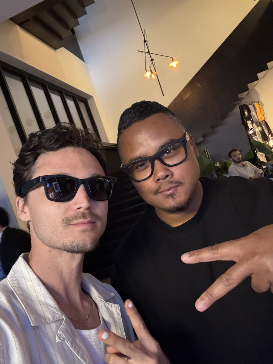 Dave Clark (@diesol) on Twitter photo Me and the legend <a href="/nickfloats/">Nick St. Pierre</a> Ray Ban’n it up <a href="/Tribeca/">Tribeca</a> for the <a href="/DarrenAronofsky/">darren aronofsky</a> Ancestra premiere <a href="/GoogleDeepMind/">Google DeepMind</a> Me and the legend <a href="/nickfloats/">Nick St. Pierre</a> Ray Ban’n it up <a href="/Tribeca/">Tribeca</a> for the <a href="/DarrenAronofsky/">darren aronofsky</a> Ancestra premiere <a href="/GoogleDeepMind/">Google DeepMind</a>