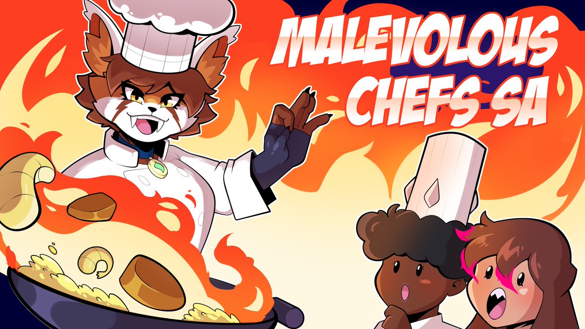 BeaPaw2181's tweet image. Pues llego el día! Es hora de que midan sus habilidades de artistas... Dibujando comida! Les presento... Malevolous Chefs SA!
Miniatura y portada hecha por el talentosisimo @NeroTheBag
#SupremosAntagonistas