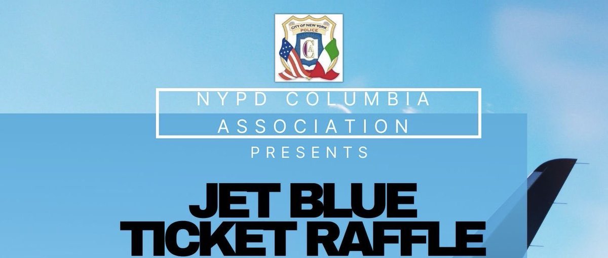 Congratulations to Det Jasmine Feliciano on winning the Jet Blue raffle which was picked at the golf outing. We thank everyone for your support of our scholarship fund.