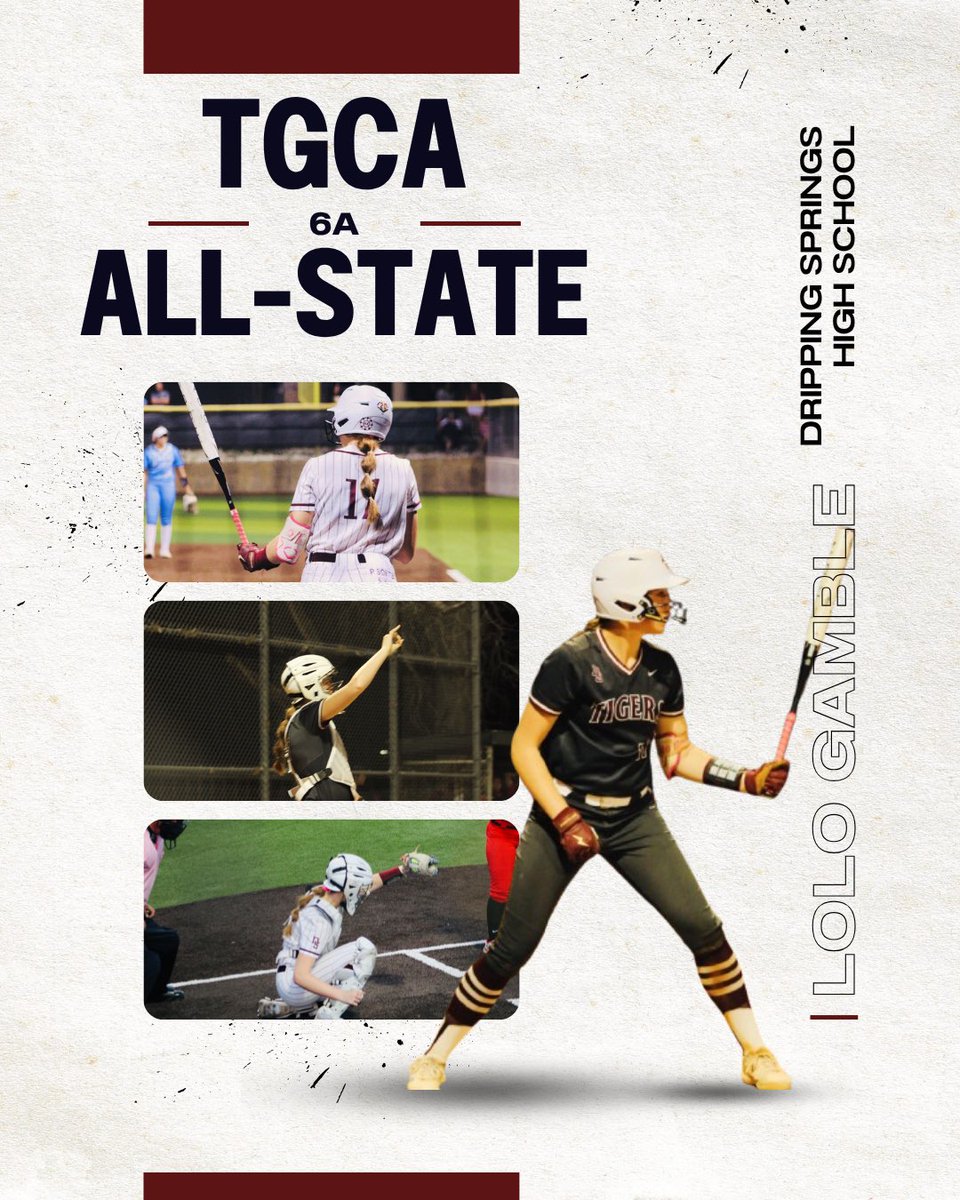 Lorelei (Lolo) Gamble (@loreleigamble20) on Twitter photo So honored to be recognized on the TGCA 6A All-State Team for the second year in a row! Looking forward to a great junior season!
<a href="/AustinTGCA/">TGCA</a> <a href="/DSHSsball/">DS Softball</a> <a href="/BlazeUnited16u_/">Blaze United 16u</a> <a href="/C_robertson10/">Cory Robertson</a> So honored to be recognized on the TGCA 6A All-State Team for the second year in a row! Looking forward to a great junior season!
<a href="/AustinTGCA/">TGCA</a> <a href="/DSHSsball/">DS Softball</a> <a href="/BlazeUnited16u_/">Blaze United 16u</a> <a href="/C_robertson10/">Cory Robertson</a>