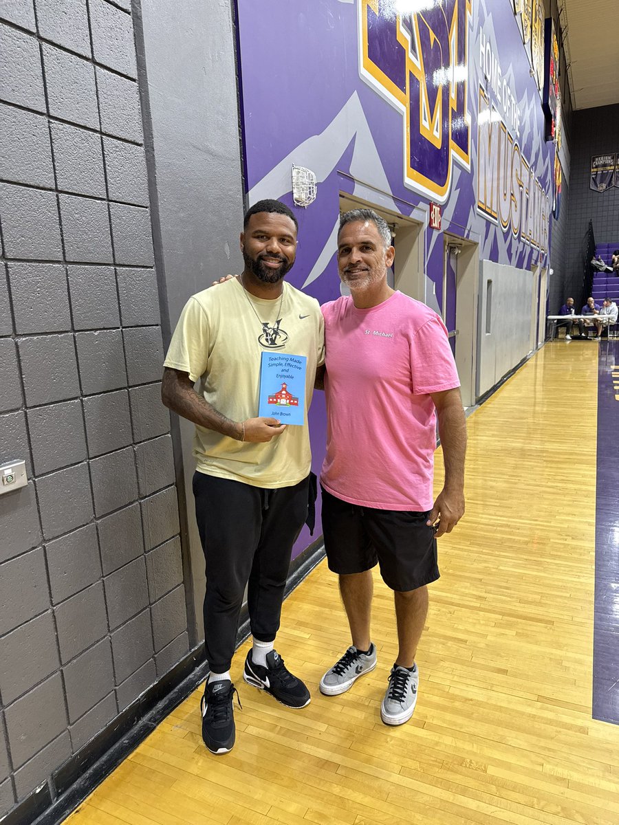 Coached against my high school coach’s son today. We won 🤪 but so did Jesus. I told Coach Brown about my journey into teaching and he hooked me up with a book he wrote. Full circle moment for me and I couldn’t be more thankful 🙌🏽

#JesusAlwaysWins