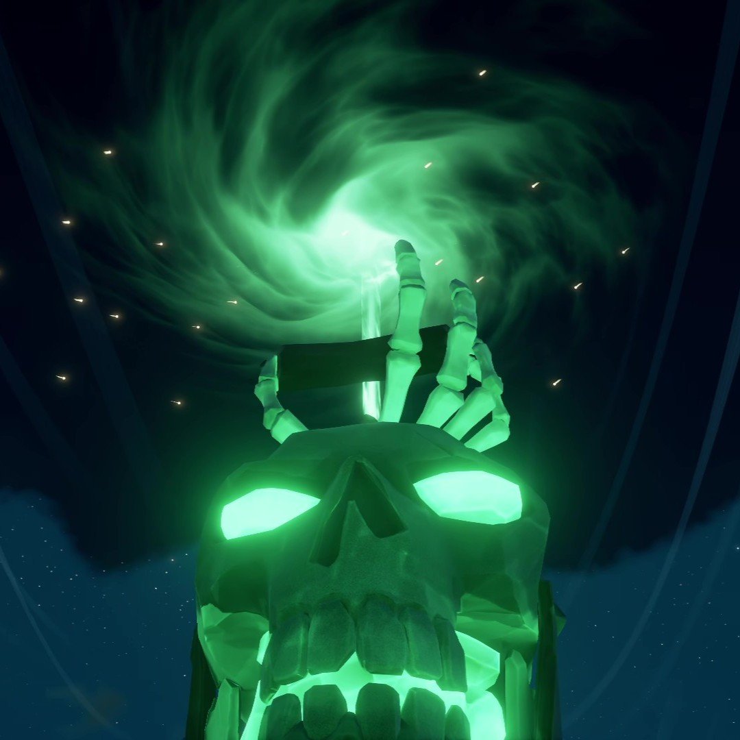 Chilleddddddd's tweet photo. "Enlightenment starts in the bones and bridges into the beyond"💀 

Theme: Stunning Skeletons   

#SoTShot @SeaOfThieves #SeaOfThieves https://t.co/ZzOaq7tfU1