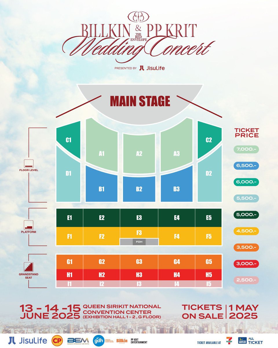 kanlada1267's tweet photo. WTS/ปล่อยบัตร

🫶🏻Sat 14/06

- I3 = 2,800

นัดรับหน้างานพรุ่งนี้เลย

#BKPPWeddingConcert_D1
#BKPPWeddingConcert_D2
#TheRedEnvelopeCollection
#BKPPWeddingConcert
#billkin #บิวกิ้นพีพี https://t.co/0kWp9qfGrx