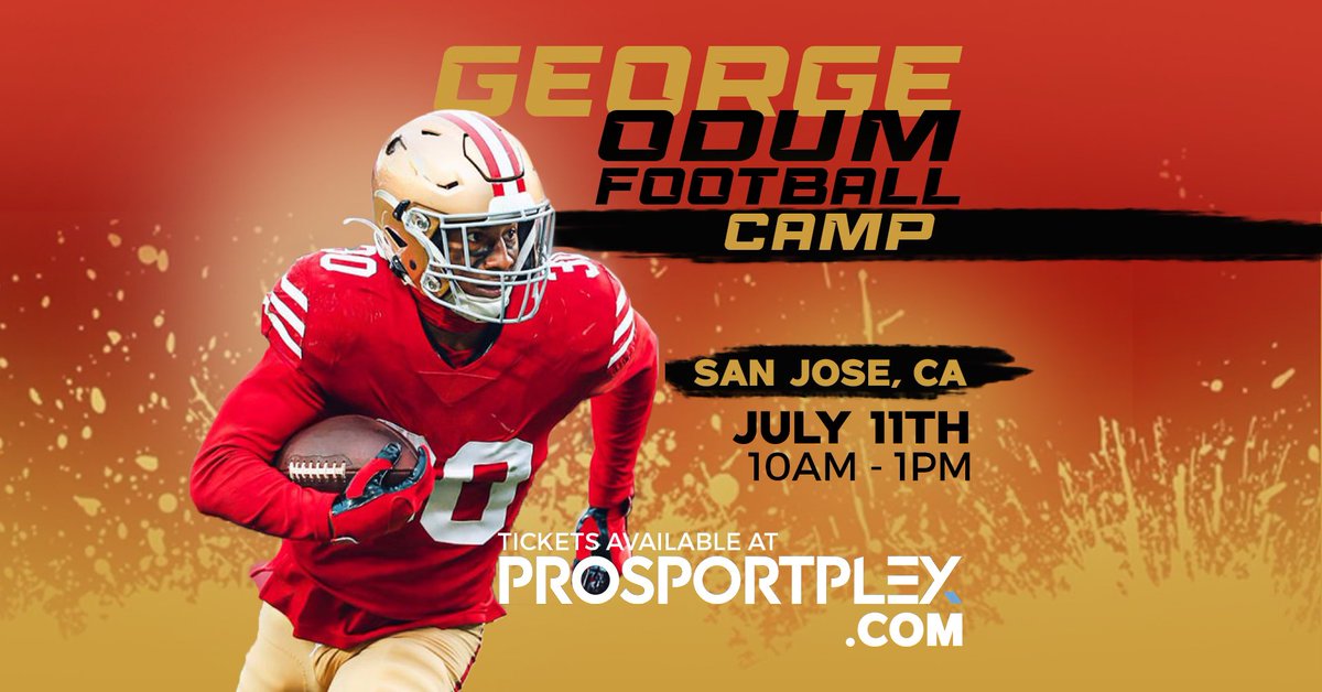 prosportplex's tweet photo. #GeorgeOdum #SanFrancisco49ers #49ers #NFL https://t.co/NtzuHTSKlP