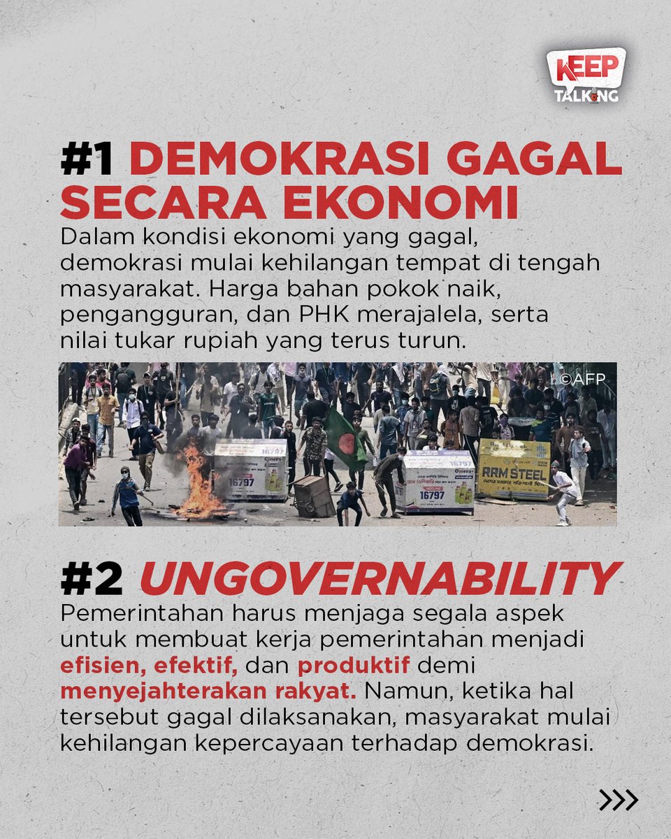 k_eeptalking's tweet photo. Demokrasi, ketika ia menjadi pohon yang buahnya manis, maka orang akan beramai-ramai memelihara pohon itu karena buah yang dipetik membuat mereka senang mengonsumsinya.

#KeepTalking #EepSaefullohFatah #Demokrasi #MembugarkanDemokrasi #PendidikanPolitik #KangEep #KangEepBicara https://t.co/AkckmGheAQ