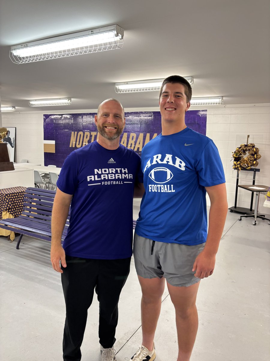 Stafford Willis (@stafford_55) on Twitter photo Had a great camp at <a href="/UNAFootball/">North Alabama Football</a> tonight, it was awesome talking to the coaches and working to get better!!
<a href="/coach_thomas70/">Ben Thomas</a> <a href="/Ben_HamnerUNA/">Ben Hamner</a> <a href="/CoachCaraboa/">Brock Caraboa</a> <a href="/BrentDearmon/">Brent Dearmon</a>
#AGTG
Measured me at
6’5” and ‼️281‼️
4.35 GPA
OT/IOL
<a href="/KyleRouton/">Kyle Routon</a> <a href="/ArabFBall/">ArabFootball</a> <a href="/DownSouthFb1/">Down South</a> <a href="/DexPreps/">DexPreps</a> Had a great camp at <a href="/UNAFootball/">North Alabama Football</a> tonight, it was awesome talking to the coaches and working to get better!!
<a href="/coach_thomas70/">Ben Thomas</a> <a href="/Ben_HamnerUNA/">Ben Hamner</a> <a href="/CoachCaraboa/">Brock Caraboa</a> <a href="/BrentDearmon/">Brent Dearmon</a>
#AGTG
Measured me at
6’5” and ‼️281‼️
4.35 GPA
OT/IOL
<a href="/KyleRouton/">Kyle Routon</a> <a href="/ArabFBall/">ArabFootball</a> <a href="/DownSouthFb1/">Down South</a> <a href="/DexPreps/">DexPreps</a>