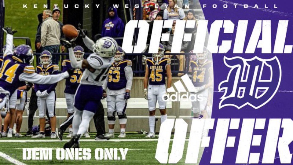Zion Barnes (@1kzb3) on Twitter photo Wow After a great talk with <a href="/CoachYoung41/">Coach Tyrone Young Jr. II ™</a> I am blessed to receive my first offer from Kentucky Wesleyan College!
<a href="/Coachmorton23/">Adrian Morton</a>
<a href="/CoachDoz_/">Derek Dozier</a>
<a href="/CoachBMcGuire/">Coach Brennen McGuire</a>
<a href="/CoachLovelace31/">Jordan Lovelace</a> Wow After a great talk with <a href="/CoachYoung41/">Coach Tyrone Young Jr. II ™</a> I am blessed to receive my first offer from Kentucky Wesleyan College!
<a href="/Coachmorton23/">Adrian Morton</a>
<a href="/CoachDoz_/">Derek Dozier</a>
<a href="/CoachBMcGuire/">Coach Brennen McGuire</a>
<a href="/CoachLovelace31/">Jordan Lovelace</a>