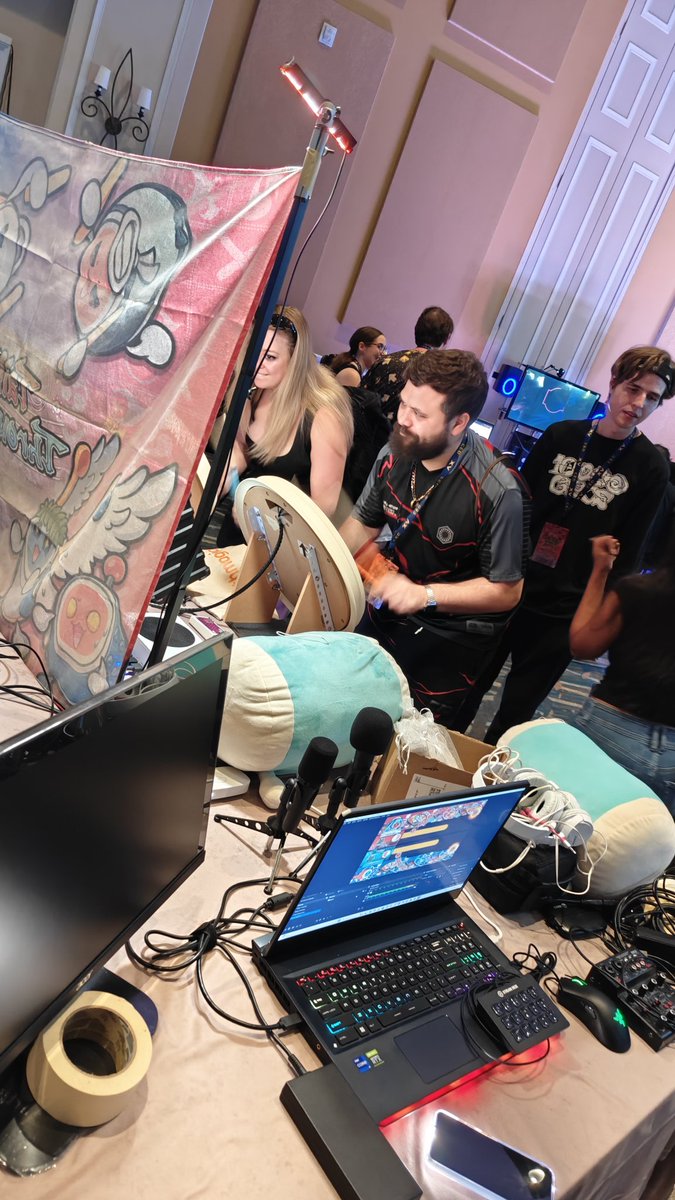 Oh you know... Just running the Taiko Throwdown and suddenly this guy shows up. #CEO2025