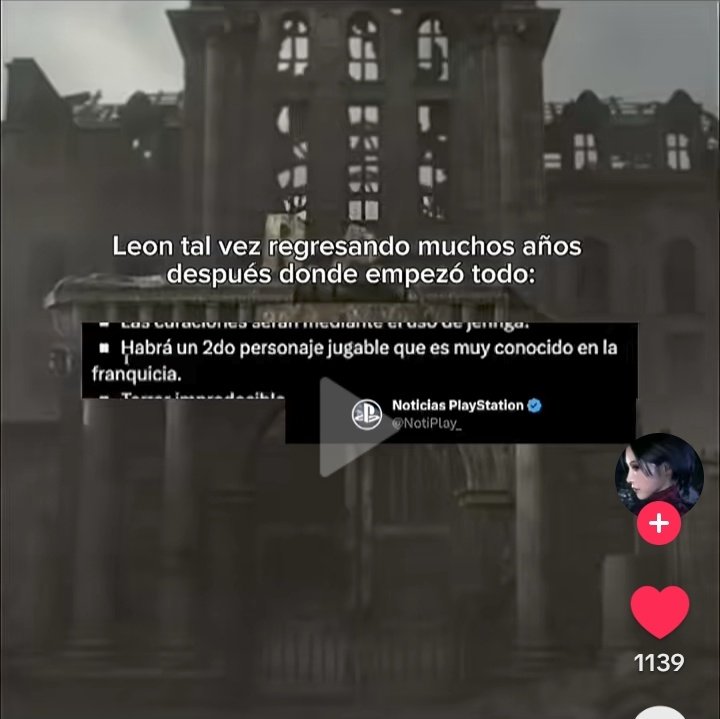 Gente salgo en tik tok 🔥🔥

Pensar que todo el mundo vendrá a por mí como Leon no salga en Resident Evil Requiem.