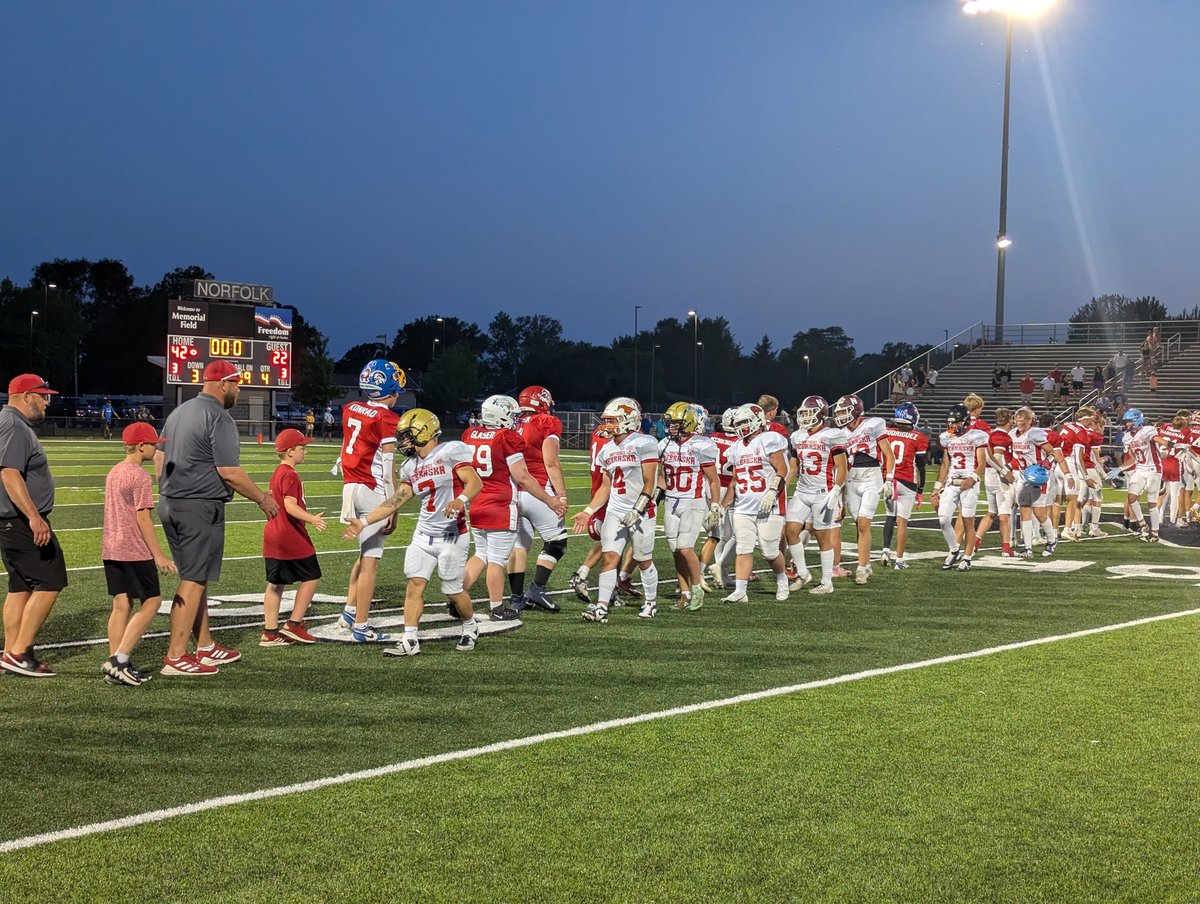 Nick Benes (@njbenes) on Twitter photo <a href="/WestHoltHuskies/">West Holt Huskies</a> <a href="/NENAllStarFB/">NEN AllStar Football</a> <a href="/NorfolkNews/">Norfolk Daily News</a> <a href="/OC_Knights/">O-C Knights</a> <a href="/SummerlandBobc2/">Summerland Bobcats</a> <a href="/SCSActivities/">Stanton 🐴 Activities</a> <a href="/SSC_CARDINALS/">SSC HIGH SCHOOL</a> Final.
White 42, Red 22
More later at norfolkdailynews.com/sports
#nebpreps <a href="/WestHoltHuskies/">West Holt Huskies</a> <a href="/NENAllStarFB/">NEN AllStar Football</a> <a href="/NorfolkNews/">Norfolk Daily News</a> <a href="/OC_Knights/">O-C Knights</a> <a href="/SummerlandBobc2/">Summerland Bobcats</a> <a href="/SCSActivities/">Stanton 🐴 Activities</a> <a href="/SSC_CARDINALS/">SSC HIGH SCHOOL</a> Final.
White 42, Red 22
More later at norfolkdailynews.com/sports
#nebpreps