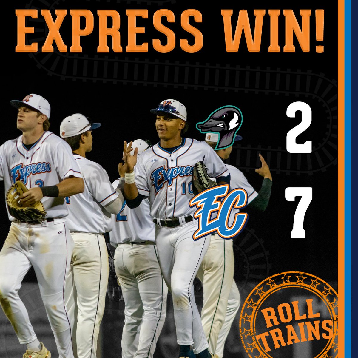 Eau Claire Express (@ecexpress) on Twitter photo Sweeeeeeeep! ๐งน๐งน๐งน #RollTrains
<a href="/NateVela02/">Nate Vela</a>: 6 IP, 5 H, 2 R, 2 ER, 3 K
<a href="/Alex__Hendy/">Alex Hendrickson</a>: 2-4, HR, BB
<a href="/mjrcormier_10/">Matthew Cormier</a>: 1-4, HR, 3 RBI
<a href="/ArlichMax/">Max Arlich</a>: 3 IP, 0 H, 1 K Sweeeeeeeep! ๐งน๐งน๐งน #RollTrains
<a href="/NateVela02/">Nate Vela</a>: 6 IP, 5 H, 2 R, 2 ER, 3 K
<a href="/Alex__Hendy/">Alex Hendrickson</a>: 2-4, HR, BB
<a href="/mjrcormier_10/">Matthew Cormier</a>: 1-4, HR, 3 RBI
<a href="/ArlichMax/">Max Arlich</a>: 3 IP, 0 H, 1 K