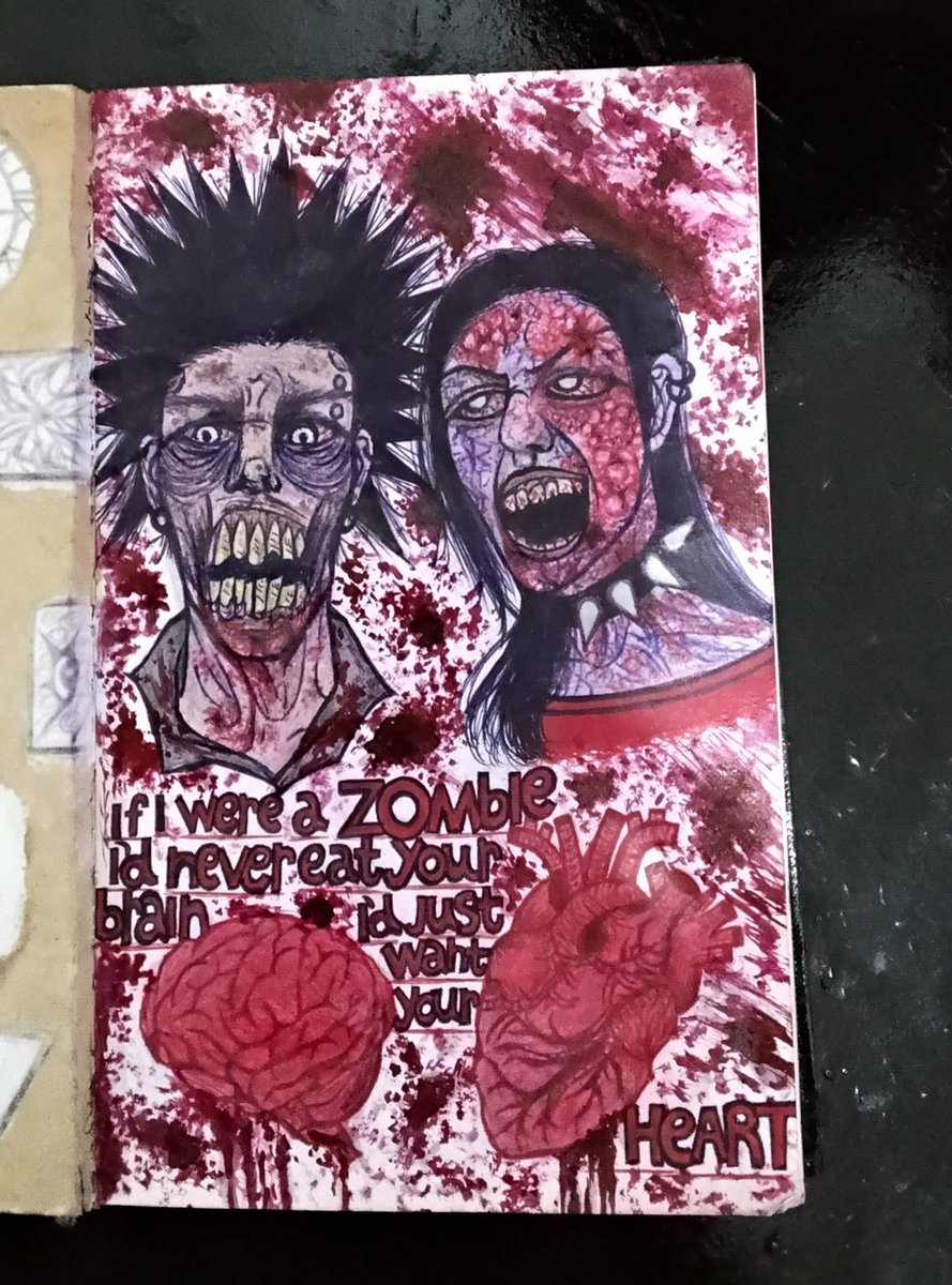 luh_vt's tweet photo. If I were a zombie...
#zombie #ilustration #traditionalart #drawing #art https://t.co/nMClOfJijx
