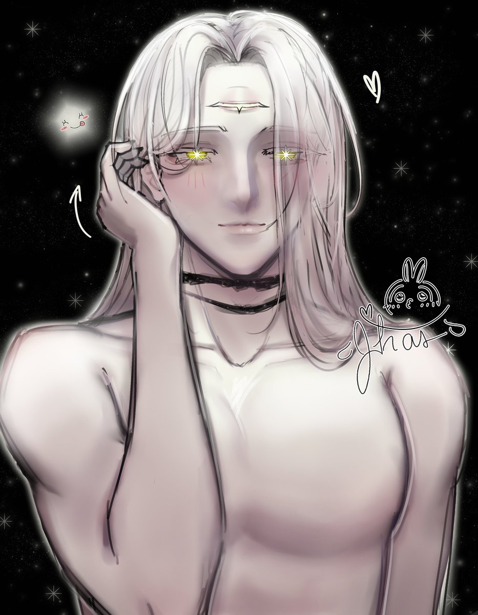 Jhas_Rose's tweet image. Who let bro have a fine ahh puppet 😭🙏🙏

The Creator fanart bcuz idk what I was doing 😂
#toeatagod #teag #fanart