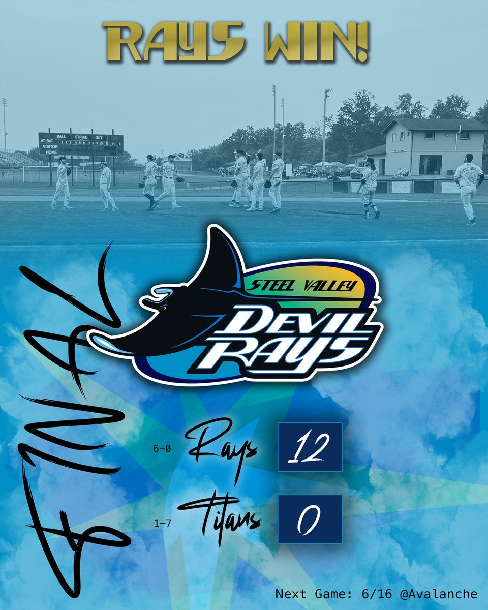 Steel Valley Devil Rays tweet media