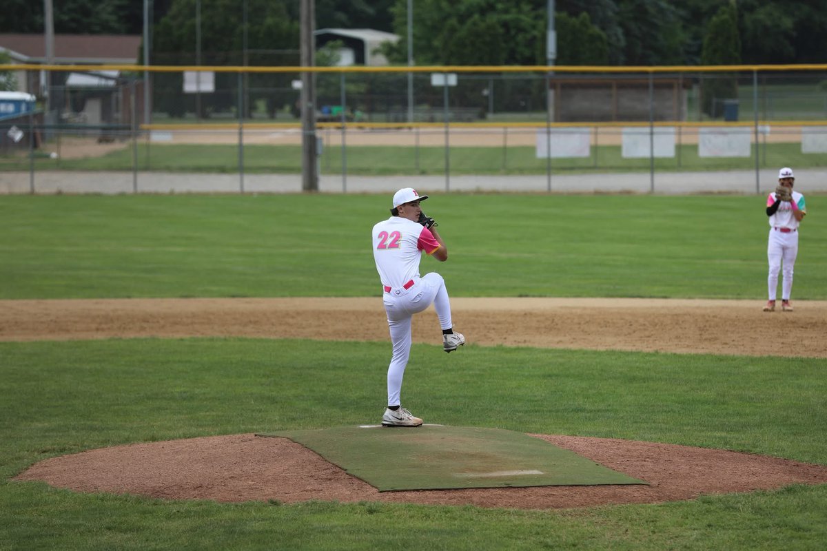 Great job today! Big win in South Bend! Bodhi pitched a great game from the bump and Liam came in to shut it down!