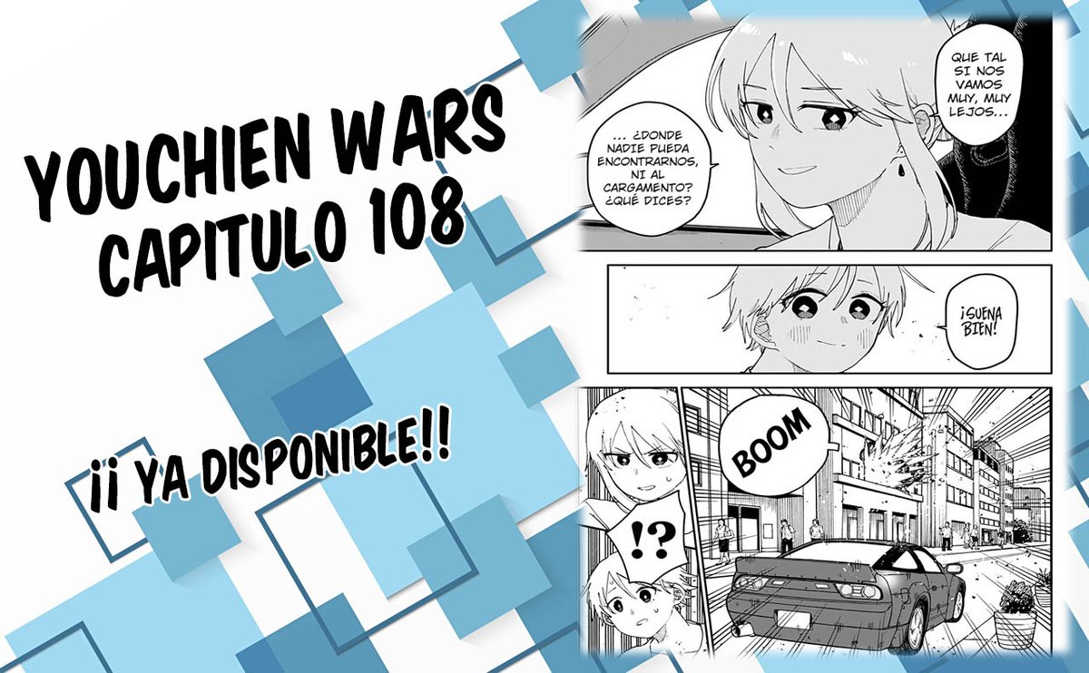 Ya está disponible el capítulo número 108 de Youchien Wars.

Listo para su lectura nomás por TMO:
zonatmo.com/viewer/a32ca56…

Disfrútenlo....si pueden...