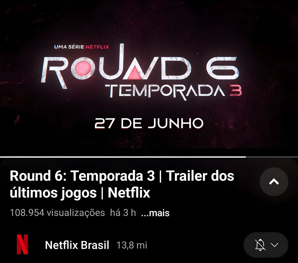 Eita finalzinho do mês a 3 temporada de Round 6