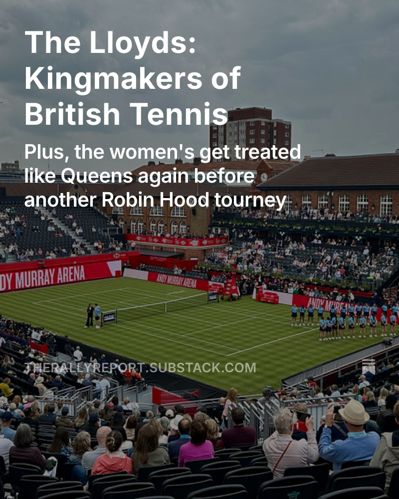 amargebrune's tweet photo. The Lloyds: Kingmakers of British Tennis, by @amargebrune https://t.co/JjgaVHYLy3 https://t.co/vayV4rLG0v