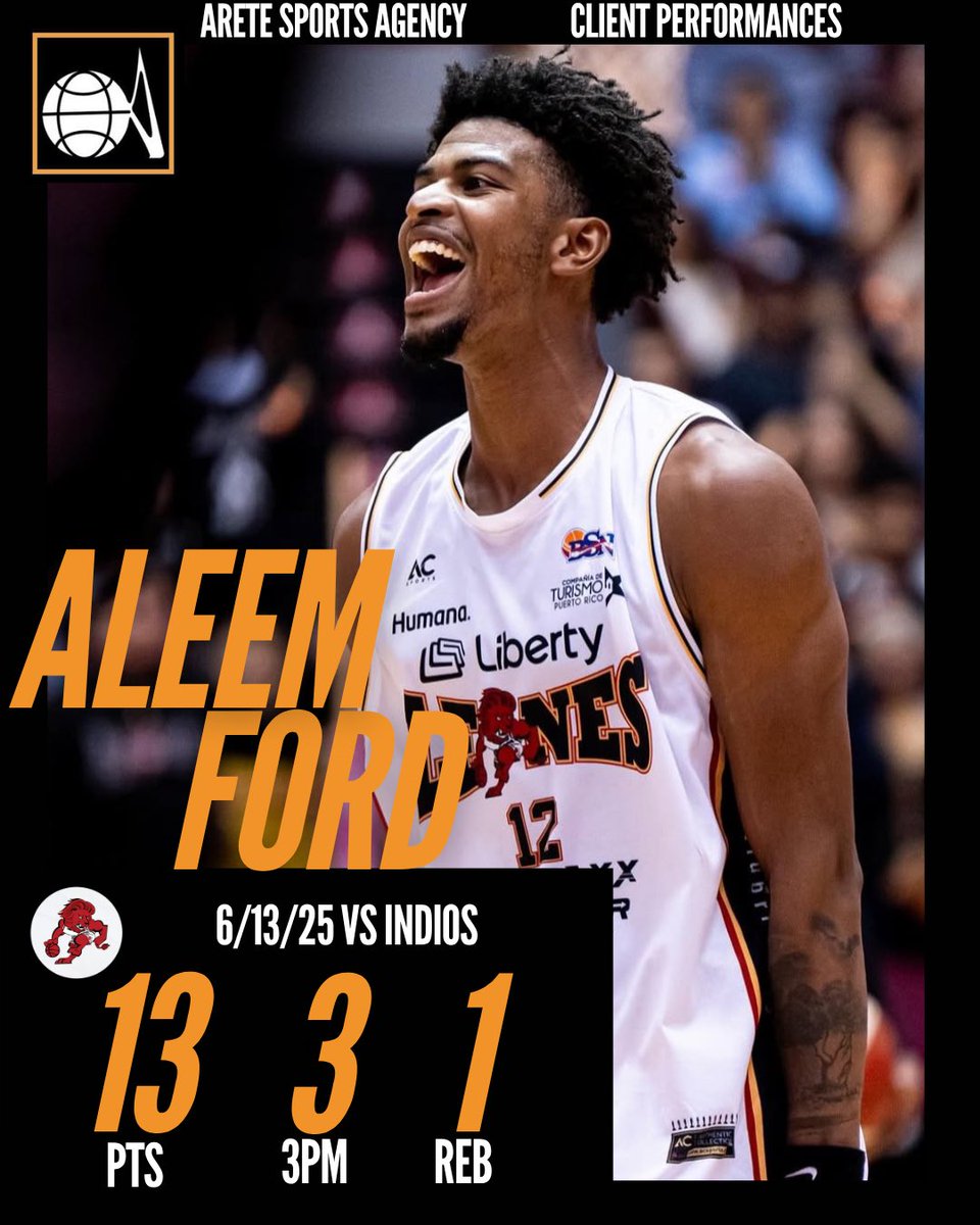 AreteSports's tweet photo. @aleemford had a good performance with 13 points, 3 3-pointers made, and 1 rebound in today’s game for Leones. Leones loses a tight game to Indios, 76-77.

#basketball #performance #result #arete #aretesports #aretesportsagency #areteeurope #aretefamily https://t.co/6h7dsXbsjF