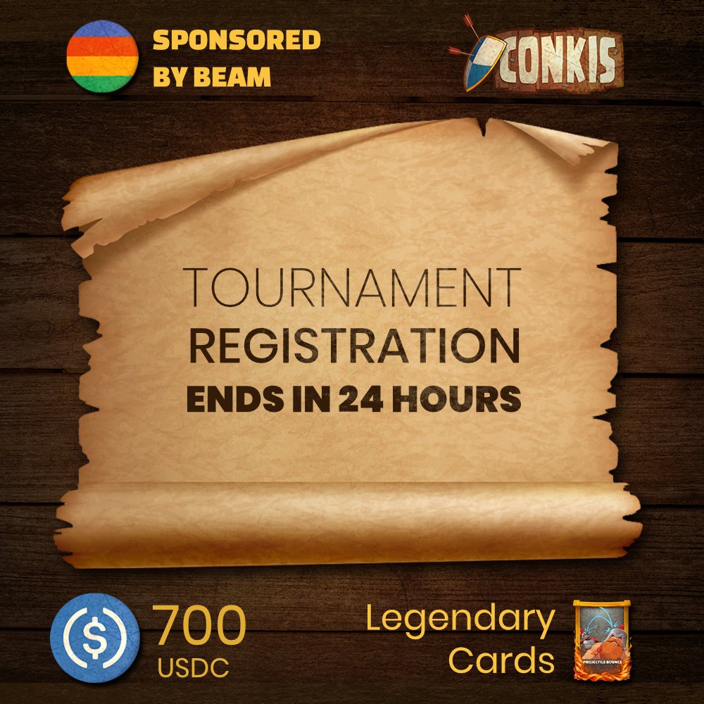 🚨 Only 24 hours left to register for our upcoming Tournament Conquerors!

Don’t miss your shot at glory — sign up now! 🏆
docs.google.com/forms/d/e/1FAI…