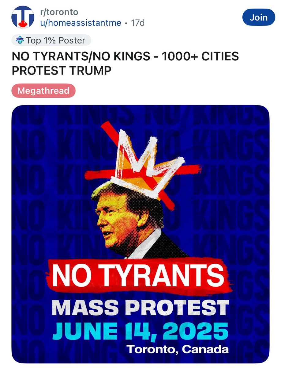 Canadians are joining the No Kings protest, but they had to rename it because Canada has a king.