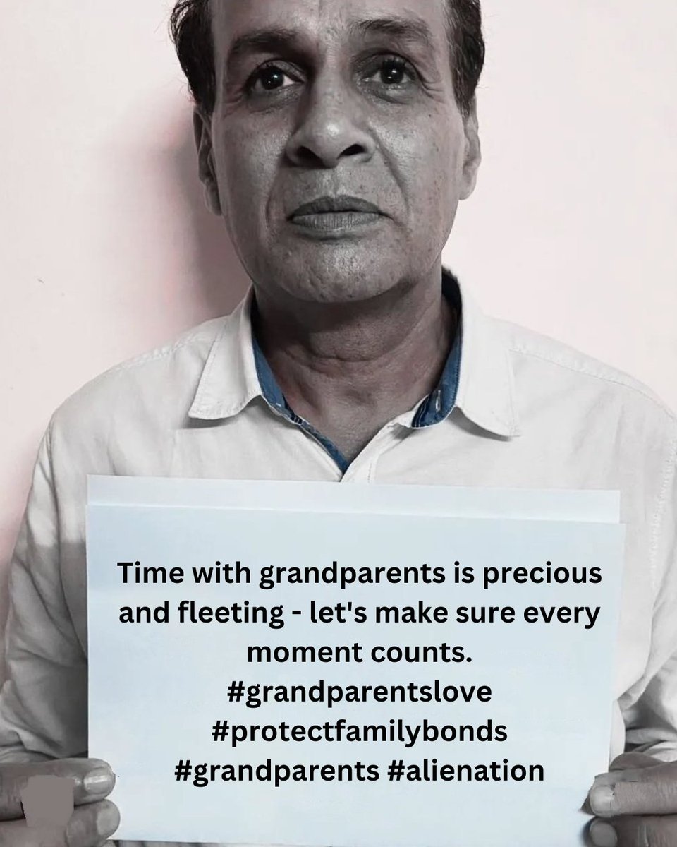 Zian Lakdawalla (@super_daddy_31) on Twitter photo 14th June is #grandparentalienation awareness day.
Time with grandparents is precious and fleeting - let's make sure every moment counts. 💔
Grandparents should not be deprived of showering love and affection on their grandchildren during the last stages of their life.
<a href="/MLJ_GoI/">Ministry of Law and Justice</a> 14th June is #grandparentalienation awareness day.
Time with grandparents is precious and fleeting - let's make sure every moment counts. 💔
Grandparents should not be deprived of showering love and affection on their grandchildren during the last stages of their life.
<a href="/MLJ_GoI/">Ministry of Law and Justice</a>