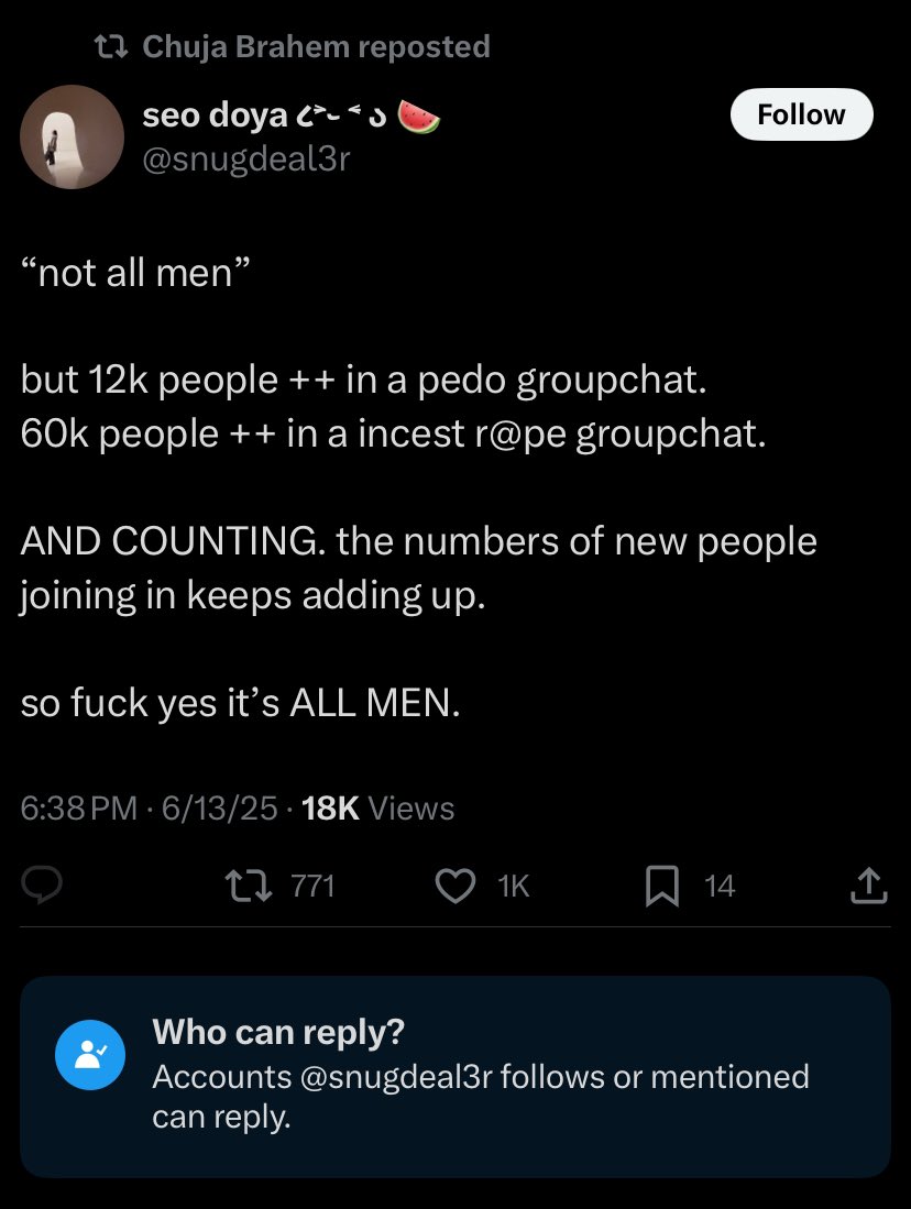 qeezfikir's tweet photo. “Tak sukanya bila statement mcm ni generalize semua perempuan”

Kau literally repost to a statement that generalize all men,

Where’s the same energy???? https://t.co/wl183wO8Gh