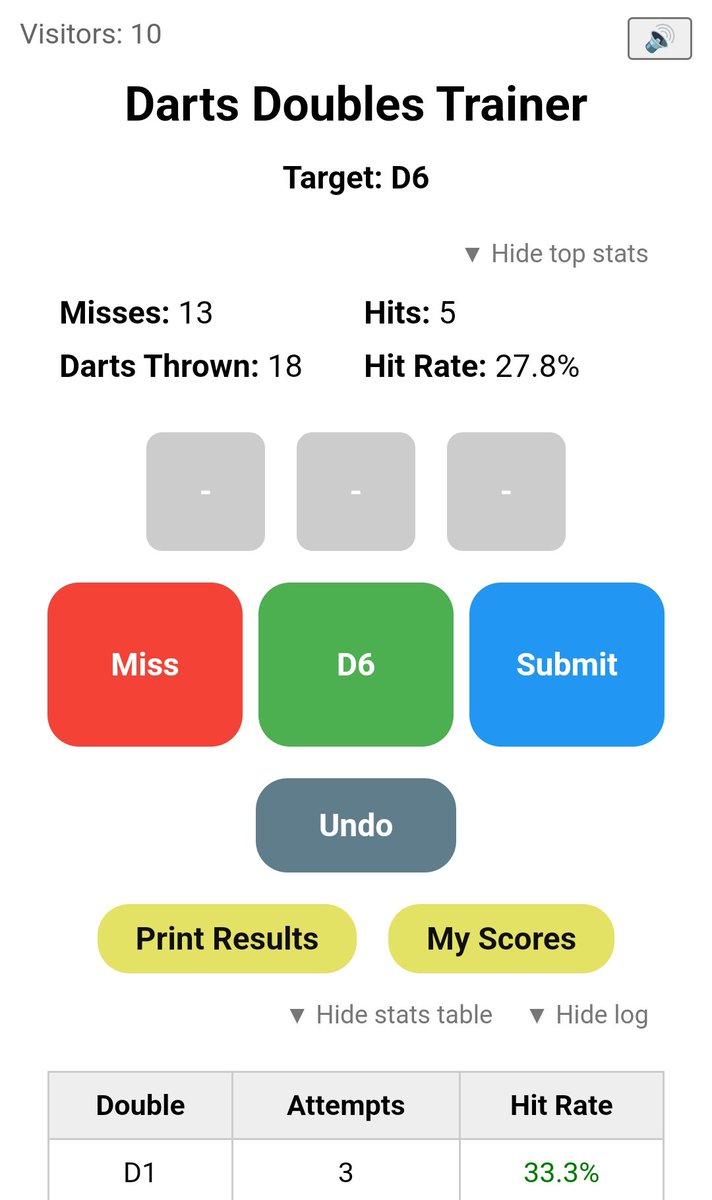 Mr Payne (@tom_does_maths) on Twitter photo I've gotten back into darts a lot recently after getting a new stand for my old board. Led me to make a webApp for doubles training (as the DartCounter one has problems imo, especially the free version. Check it out dartsdoublestrainer.netlify.app <a href="/lukeh180/">Luke Humphries</a> <a href="/LukeTheNuke180/">Luke Littler</a> #Darts I've gotten back into darts a lot recently after getting a new stand for my old board. Led me to make a webApp for doubles training (as the DartCounter one has problems imo, especially the free version. Check it out dartsdoublestrainer.netlify.app <a href="/lukeh180/">Luke Humphries</a> <a href="/LukeTheNuke180/">Luke Littler</a> #Darts