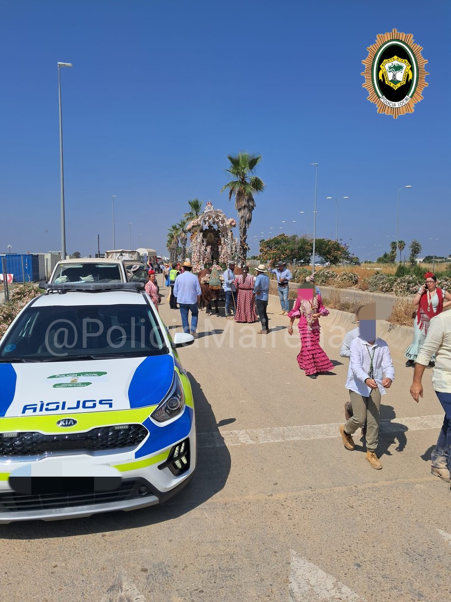 Tras El Paso de las Hermandades de El Cerro del Aguila y Sevilla Sur dámos por concluido los servicios de acompañamiento sin registrarse incidencias.#PolicíaLocal #SeguridadCiudadana