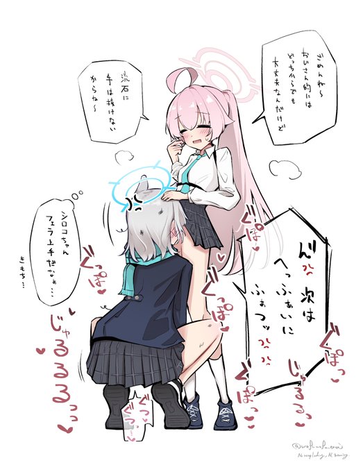 ふたシロコ×ホシノ 先攻挿入権バトルの結果です