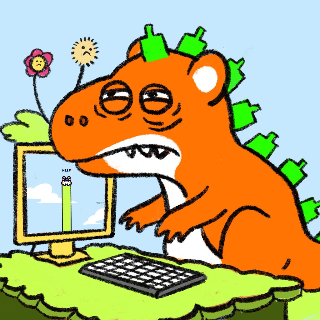 Trader Rex $008 is here.
Inspired by the mighty <a href="/Claynosaurz/">Claynosaurz</a> , following the adorable chaos of $007 (shoutout @Pokithehamster).

This one was summoned by <a href="/callofpoki/">Cop</a> — and yes, Rex heard the call.

🧪 Custom magic lives on. Who’s next?

🎟 Grab your own custom ticket here: