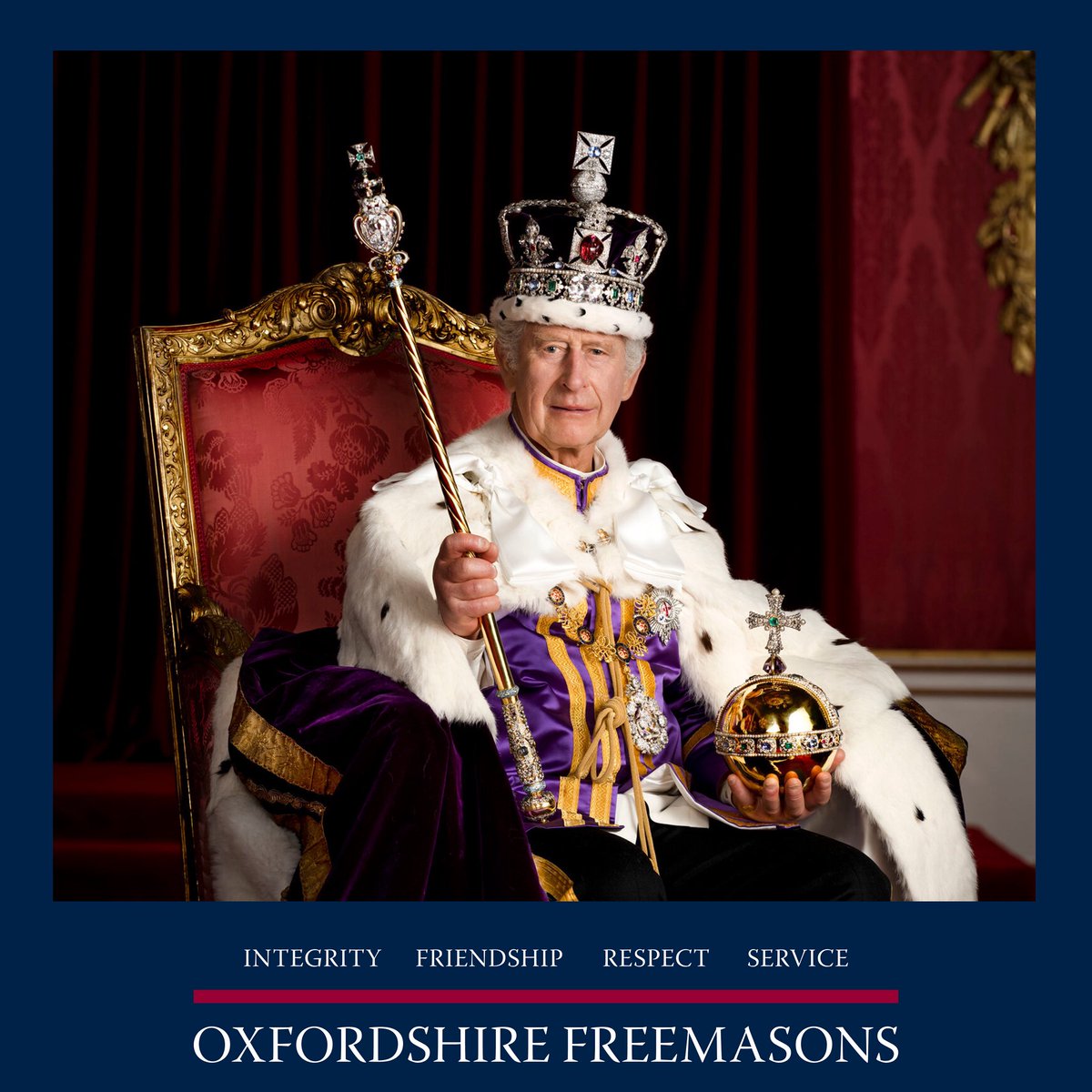On behalf of all Oxfordshire Freemasons, we would like to wish his Majesty the King a very happy birthday.
#freemasons #kingcharlesiii