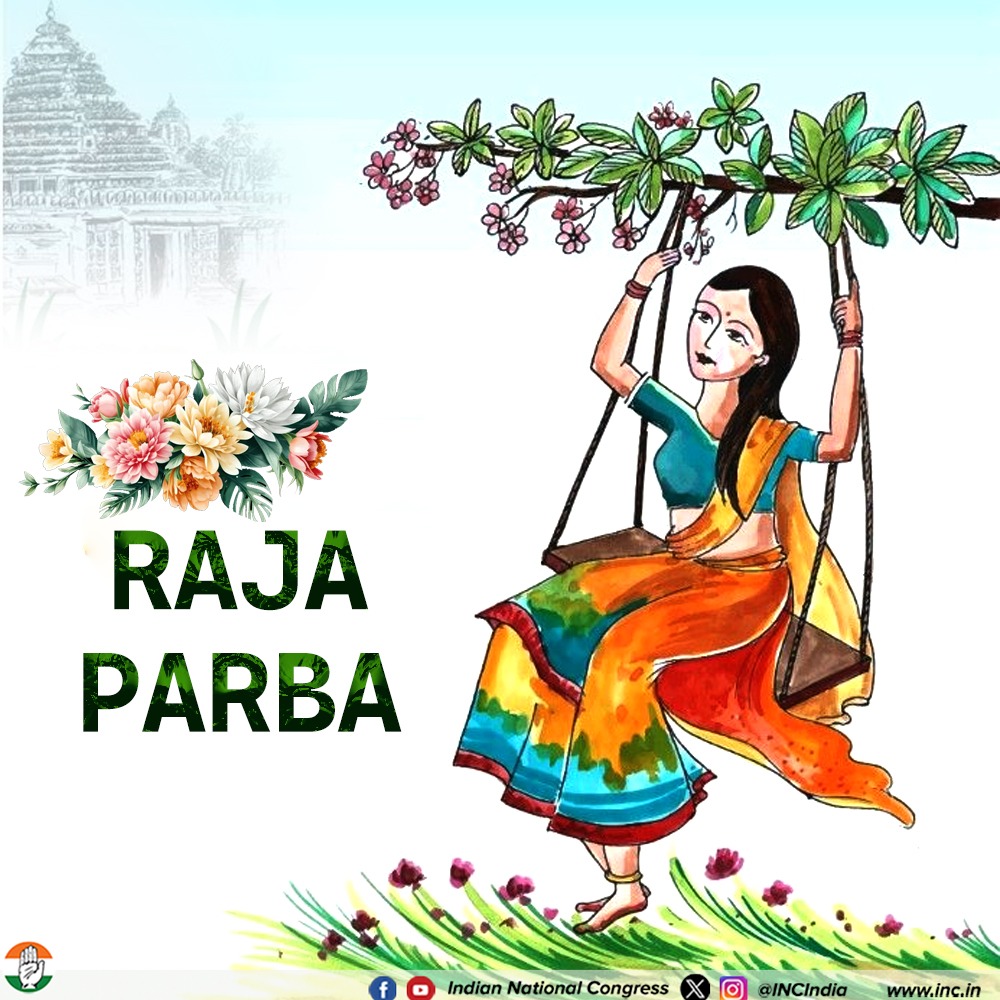 SevadalJHK's tweet photo. Celebrating the vibrant spirit of Raja Parba which brings joy, tradition, and togetherness.
Here’s to swings, songs, and celebrations of Odisha’s rich culture.

Happy Raja Parba! https://t.co/JPYENPiKis