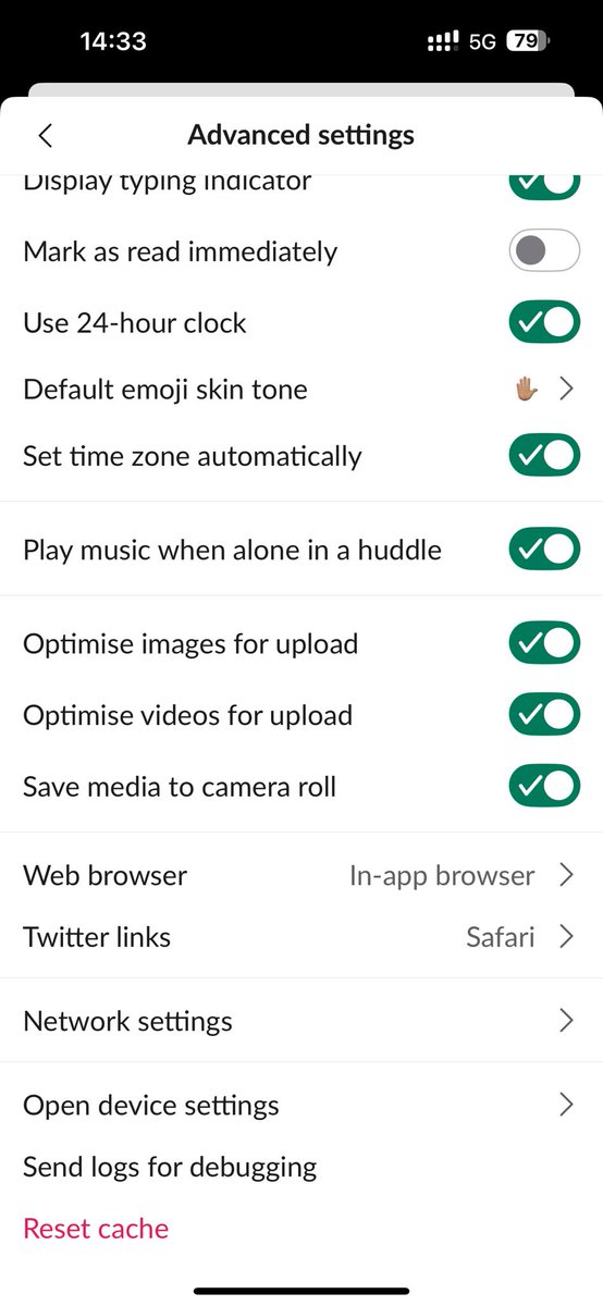 Love how Slack still says “Twitter” in its “Advanced setting”. 

Just shows you how on of the most prolific applications it still not able to do a great job 🤣. Imagine if you did a simple search and replace or even just add a smidgen of AI. #slack