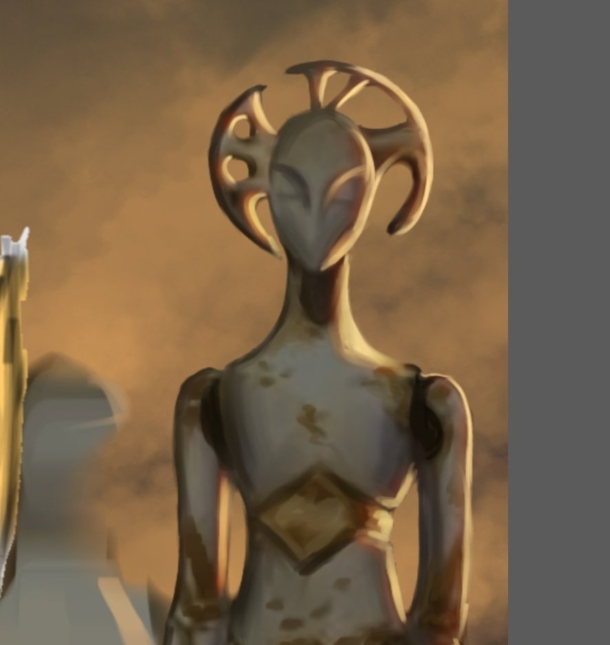 PandiTati's tweet image. Top useless things to do: draw something cool forgetting that this is a background and I'm gonna blur the hell out of it